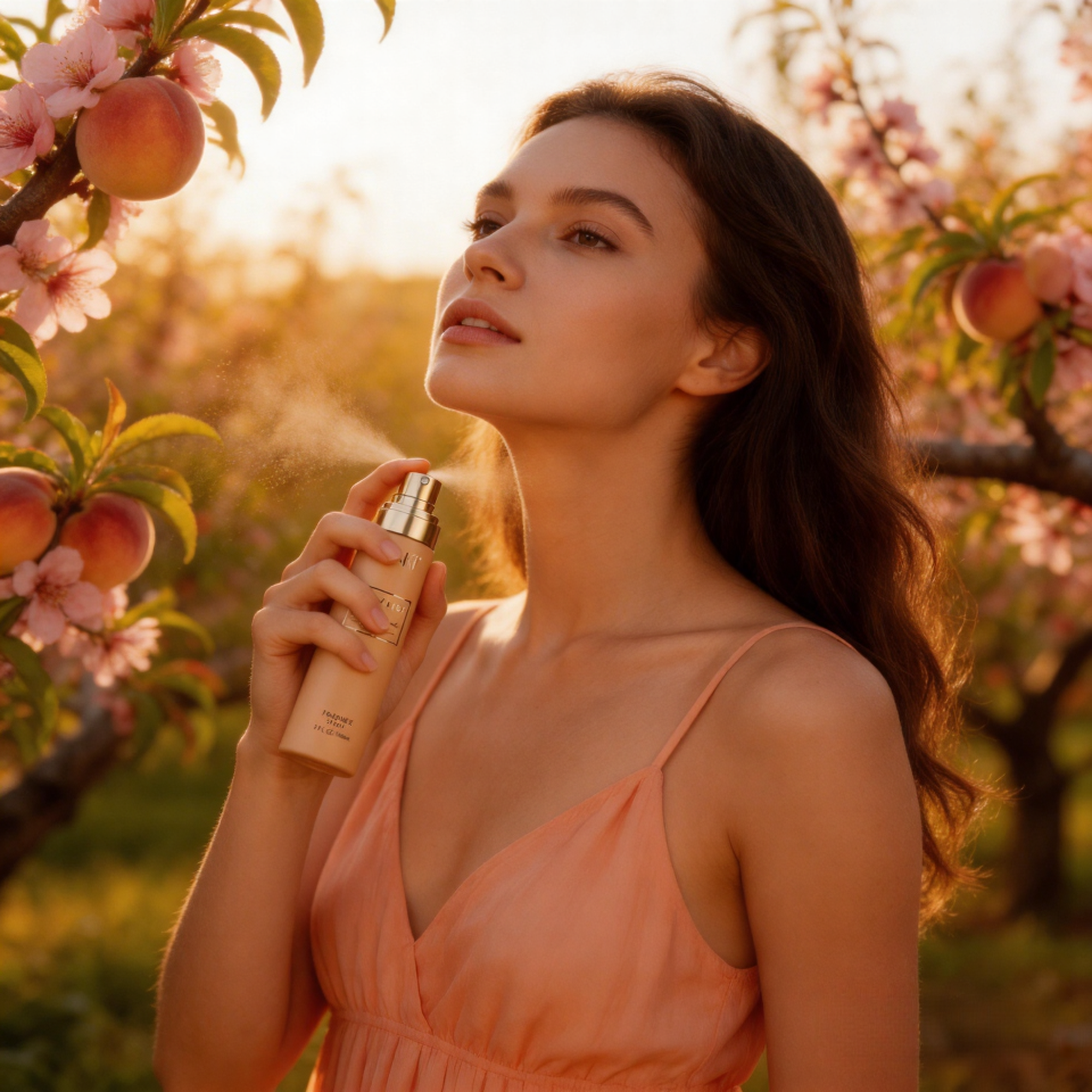 Perfume Và Fragrance - Body Mist Peach Scented Long Lasting