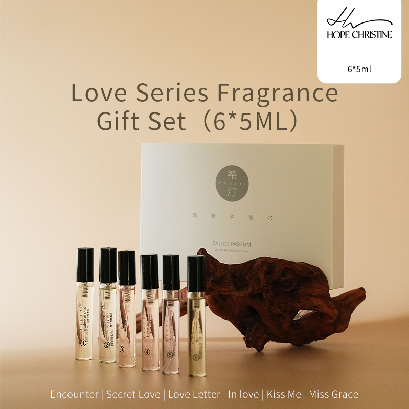 Perfume Fragrance Samples - HOPE CHRISTINE Love 6pcs Mini Perfume