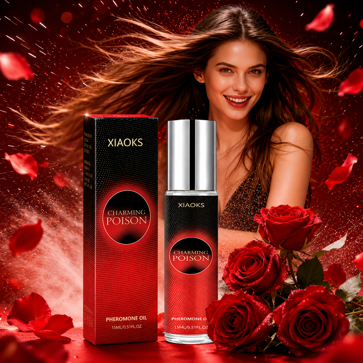 Women's Rose Pheromone Roll-On - Perfume Light Fragrance recensie en prijs