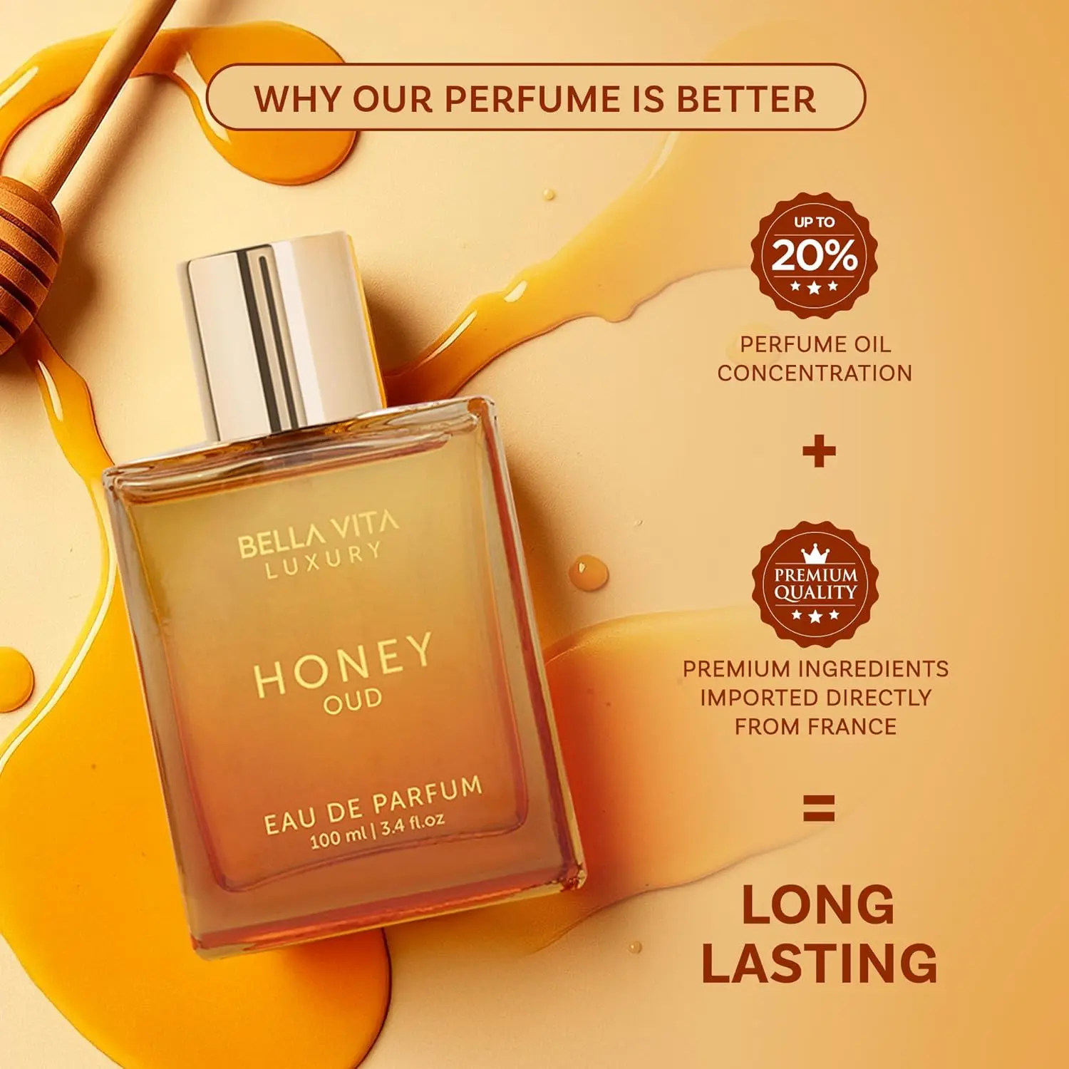 BellaVita Luxury Honey Oud EDP - Perfume Quality Fragrance Oils recensie en prijs