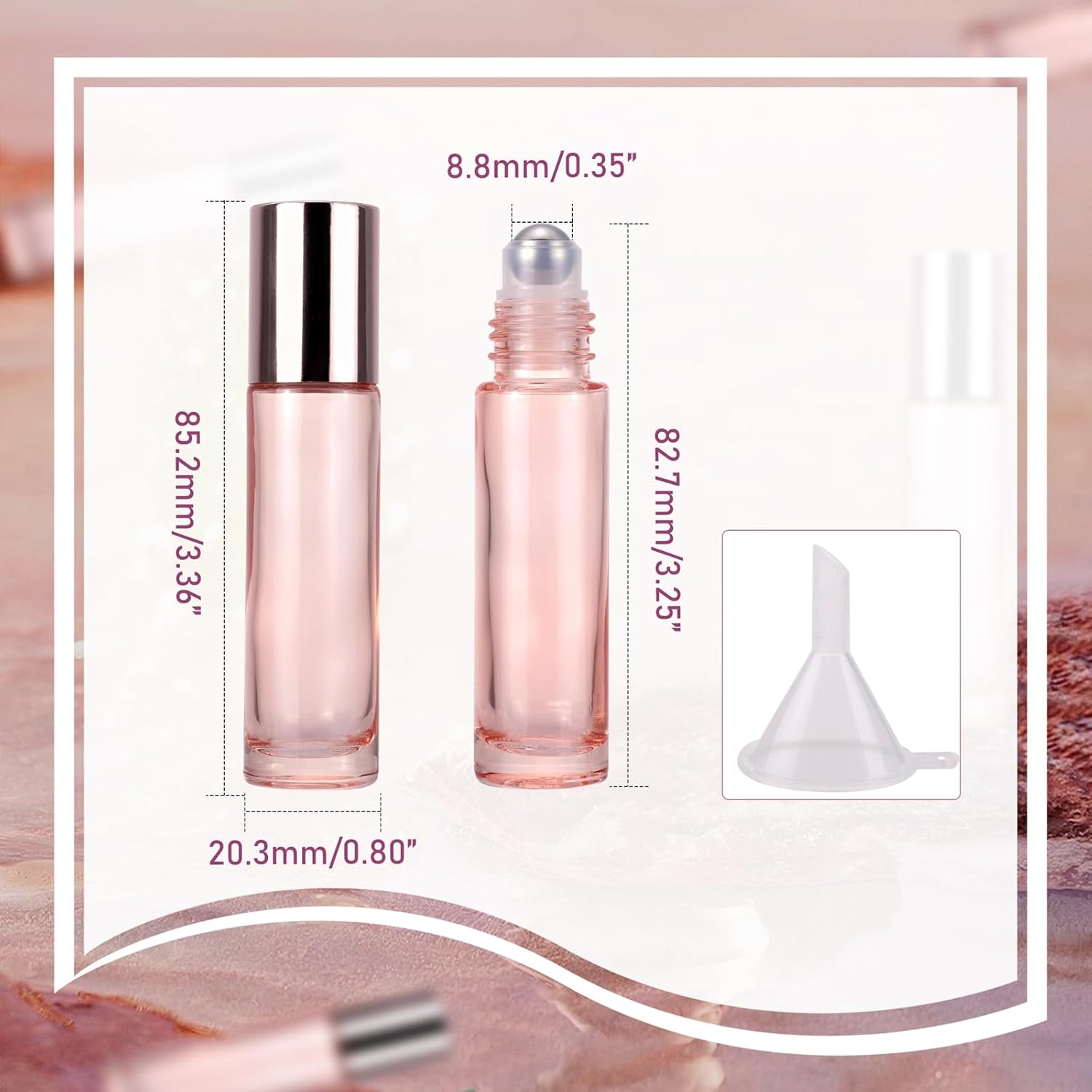 14pcs 10ml Glass Roller Bottle - Perfume Imperium Fragrance World recensie en prijs