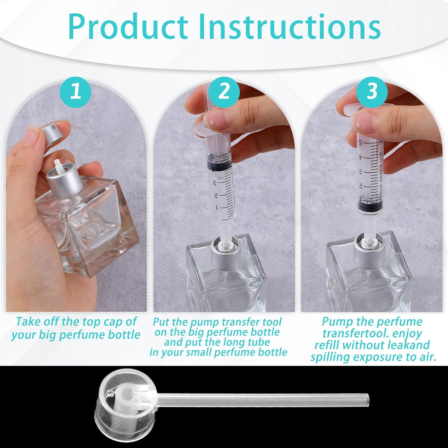 40Pcs Perfume Refill Pump Tool - Perfume Decant Sample recensie en prijs